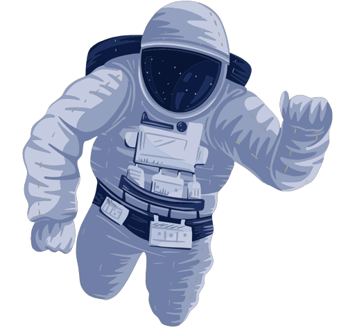 Ilustración Astronauta